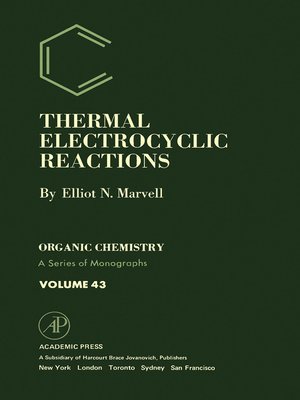 cover image of Thermal Electrocyclic Reactions